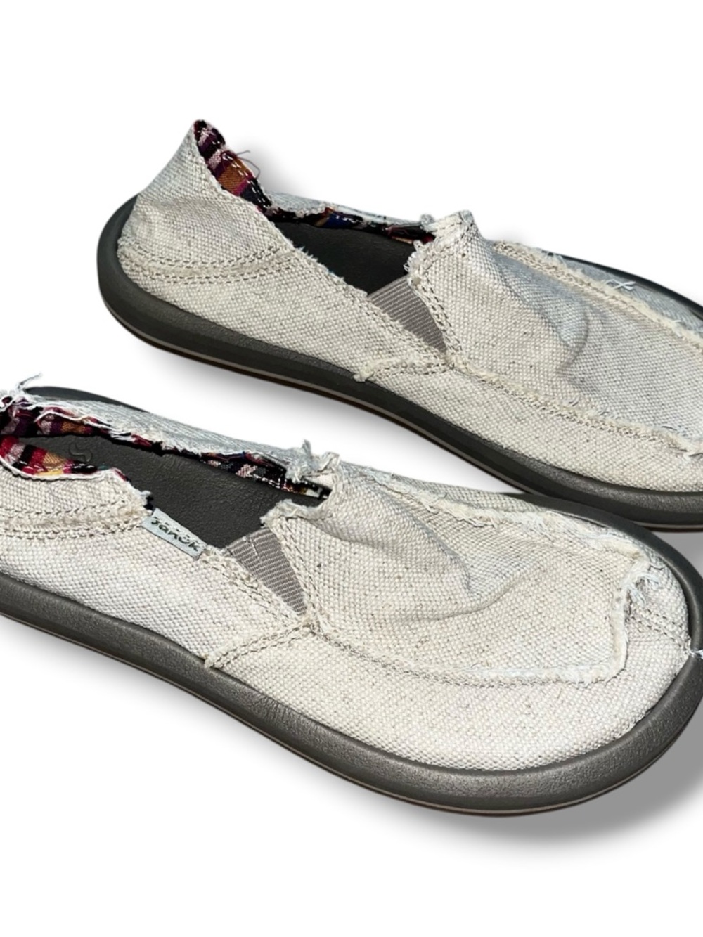 Sanuk Youth Vagabond Sidewalk Surfer - Natural Canvas size 2